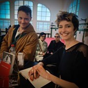 Théo Frillet et Catherine Demaiffe à L'Autre Salon de Paris. Théo Frillet et Catherine Demaiffe à L'Autre Salon de Paris.