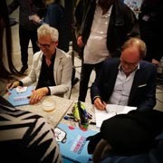 Gala Devos à Rochefort avec Pierre Kroll et Bruno Coppens Gala Devos à Rochefort avec Pierre Kroll et Bruno Coppens