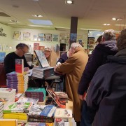 Sylvie Roge chez Filigranes. Sylvie Roge chez Filigranes.