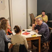 Soirée "Œuvres au jaune" au Quai 22 à Namur. Soirée "Œuvres au jaune" au Quai 22 à Namur.