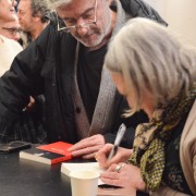 Présentation du roman de Séverine Vincent au Théâtre Hebertot (Paris).