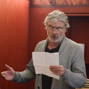 Présentation du roman de Séverine Vincent au Théâtre Hebertot (Paris).