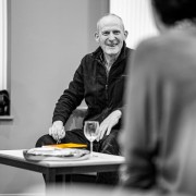 Présentation de "Pique épique et carré de dames" de Bruno Dinant à Namur.