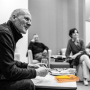 Présentation de "Pique épique et carré de dames" de Bruno Dinant à Namur.