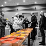 Présentation de "Pique épique et carré de dames" de Bruno Dinant à Namur.