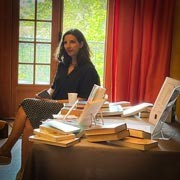 Verena Hanf à la bibliothèque de Bois-le-Roi (77). Verena Hanf à la bibliothèque de Bois-le-Roi (77).