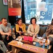 Brigitte Moreau à l'Arsène. Brigitte Moreau à l'Arsène.