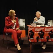 Claude Froidmont débat avec Eliane Tillieux. Claude Froidmont débat avec Eliane Tillieux.