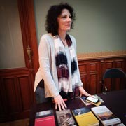Brigitte Moreau à la Maison de la Francité (Bruxelles)